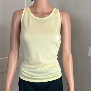 Lorna Jane Yellow Athletic Tank Top